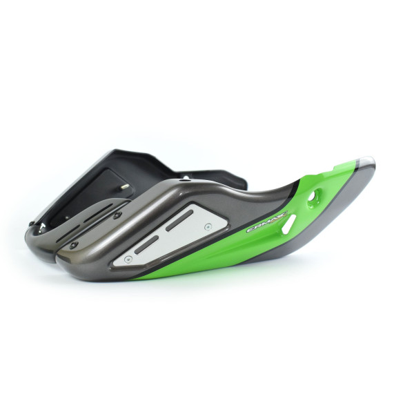 Ermax Ermax belly pan | metallic graphite grey/vintage lime green/ebony | kawasaki z 900 rs 2017>current